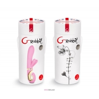 NEW! Вибратор с клиторальным отростком Gvibe – Grabbit, 18 см
