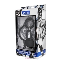 Анальный шарик с эрекционным кольцом Tom of Finland, 5.7 см