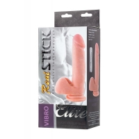 РЕАЛИСТИЧНЫЙ ВИБРАТОР TOYFA REALSTICK ELITE VIBRO, TPR, 7 РЕЖИМОВ ВИБРАЦИИ, 17 СМ