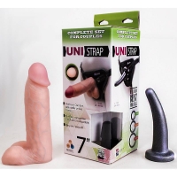 СТРАПОН С ДВУМЯ НАСАДКАМИ UNI STRAP 7" HARNESS BEST OF AL