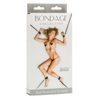 НАБОР НА КРОВАТЬ BONDAGE COLLECTION BED RESTRAINT SYSTEM PLUS SIZE