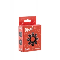 ЭРЕКЦИОННОЕ КОЛЬЦО RINGS BUBBLES BLACK